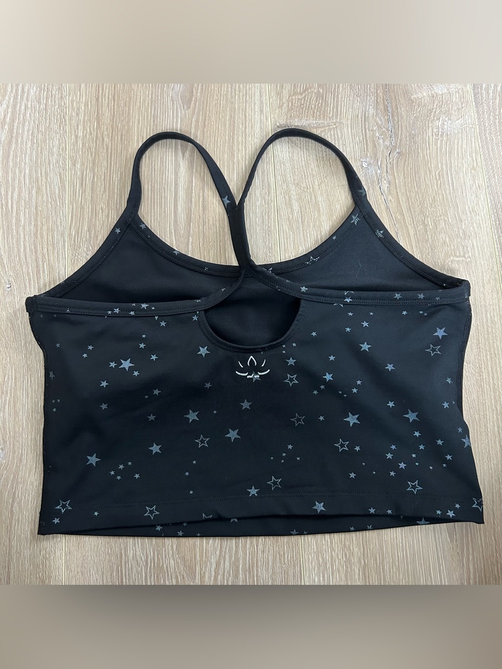 Beyond Yoga Spacedye Slim Racerback Cropped Tank Black Size Medium - Picture 5 of 5